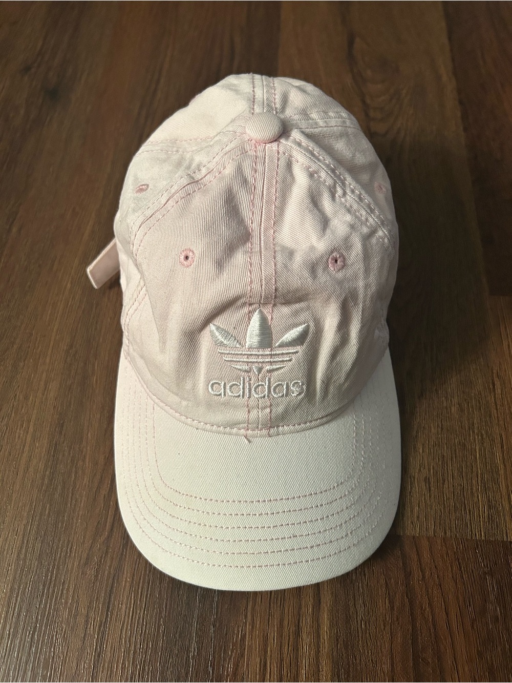 adidas Originals Blush Pink Relaxed Strapback Hat OS